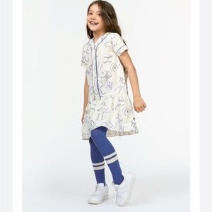 MOLO CIBISPORTY DRESS BASEBALL DROP WAIST SHORT SLEEVE SIZE 122/128 (7/8)